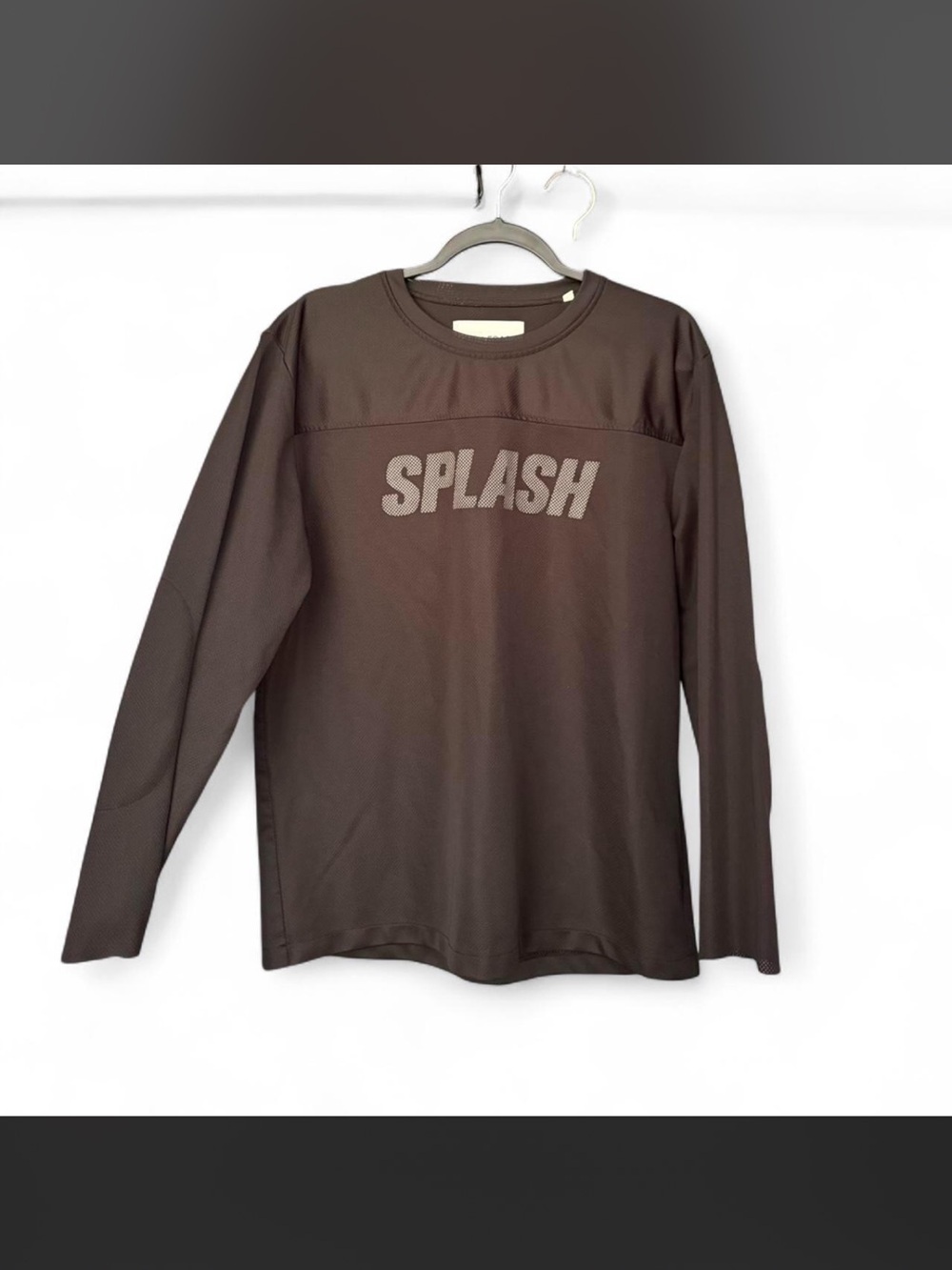 Our Legacy Black Long-Sleeve 'SPLASH' 
Shirt